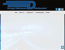 Tablet Screenshot of garage-debrunner.ch
